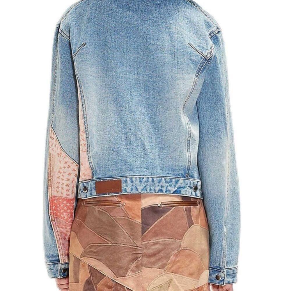 Andersson Bell Patchwork Drop-Shoulder Denim Jacket
Boho lounge unique sz Lg - Picture 5 of 16